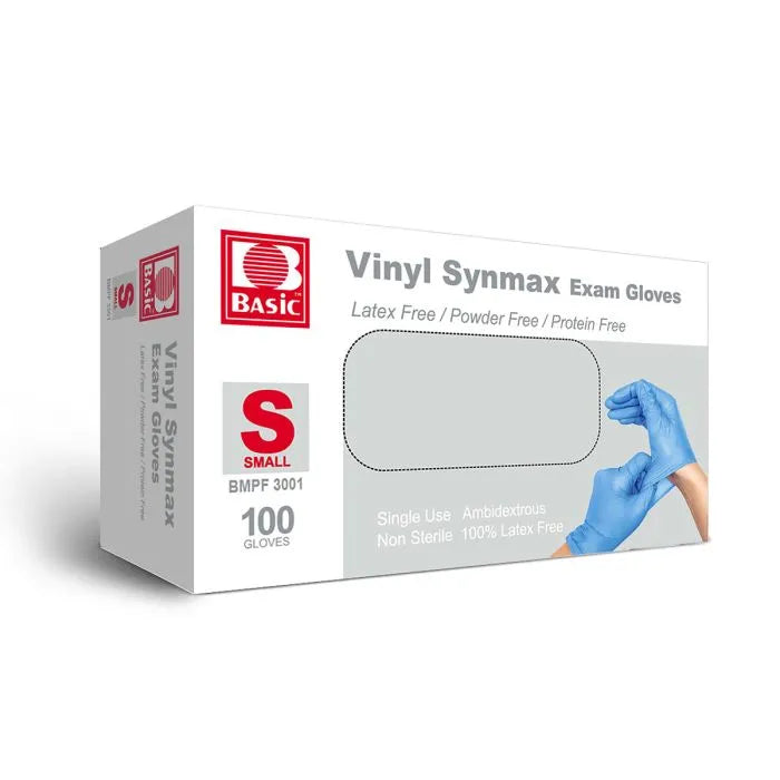 Synmax Exam Gloves, Vinyl/Nitrile Blend, Powder-Free
