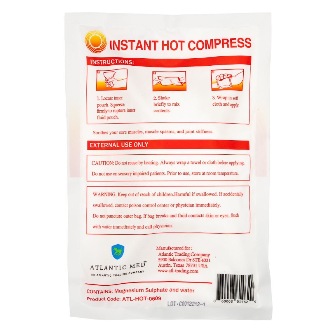 AtlanticMED™ Instant Hot Packs