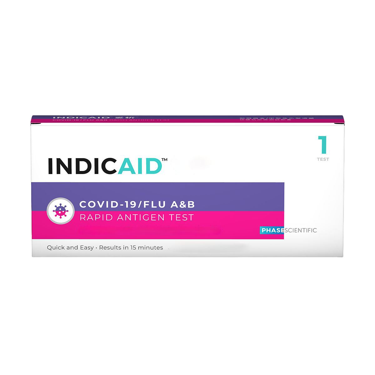 INDICAID® Combination COVID-19/Flu A/B Home Test