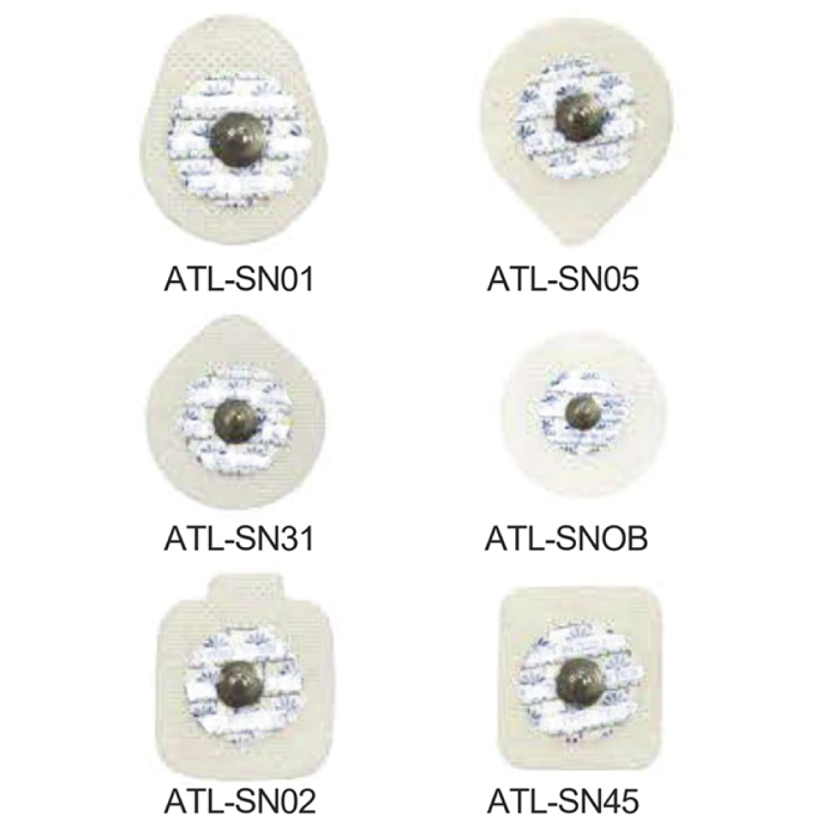Cloth Stainless Steel Snap Electrodes