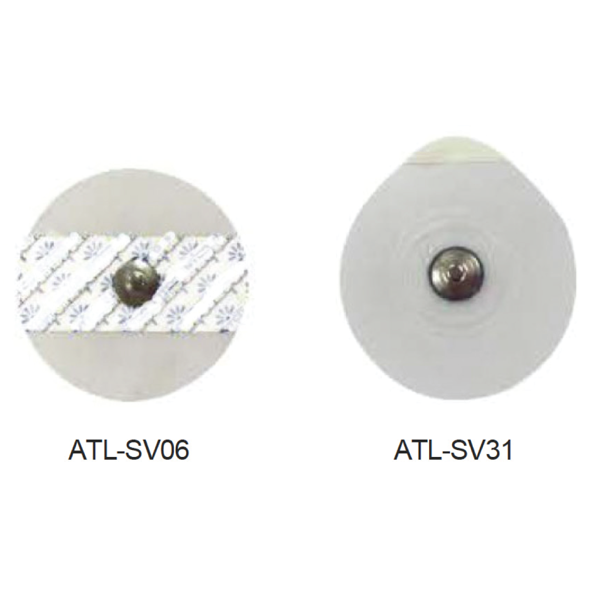 Medical Tape Stainless Steel Snap Electrodes