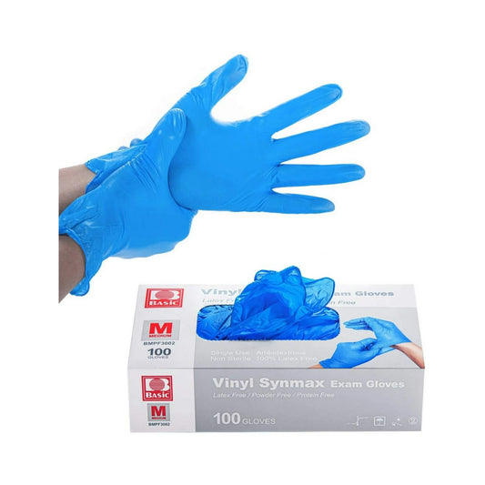 Synmax Exam Gloves, Vinyl/Nitrile Blend, Powder-Free