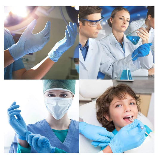Synmax Exam Gloves, Vinyl/Nitrile Blend, Powder-Free