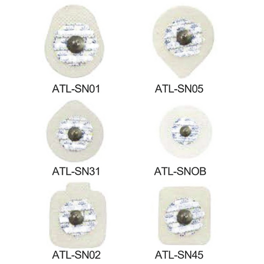 Cloth Stainless Steel Snap Electrodes