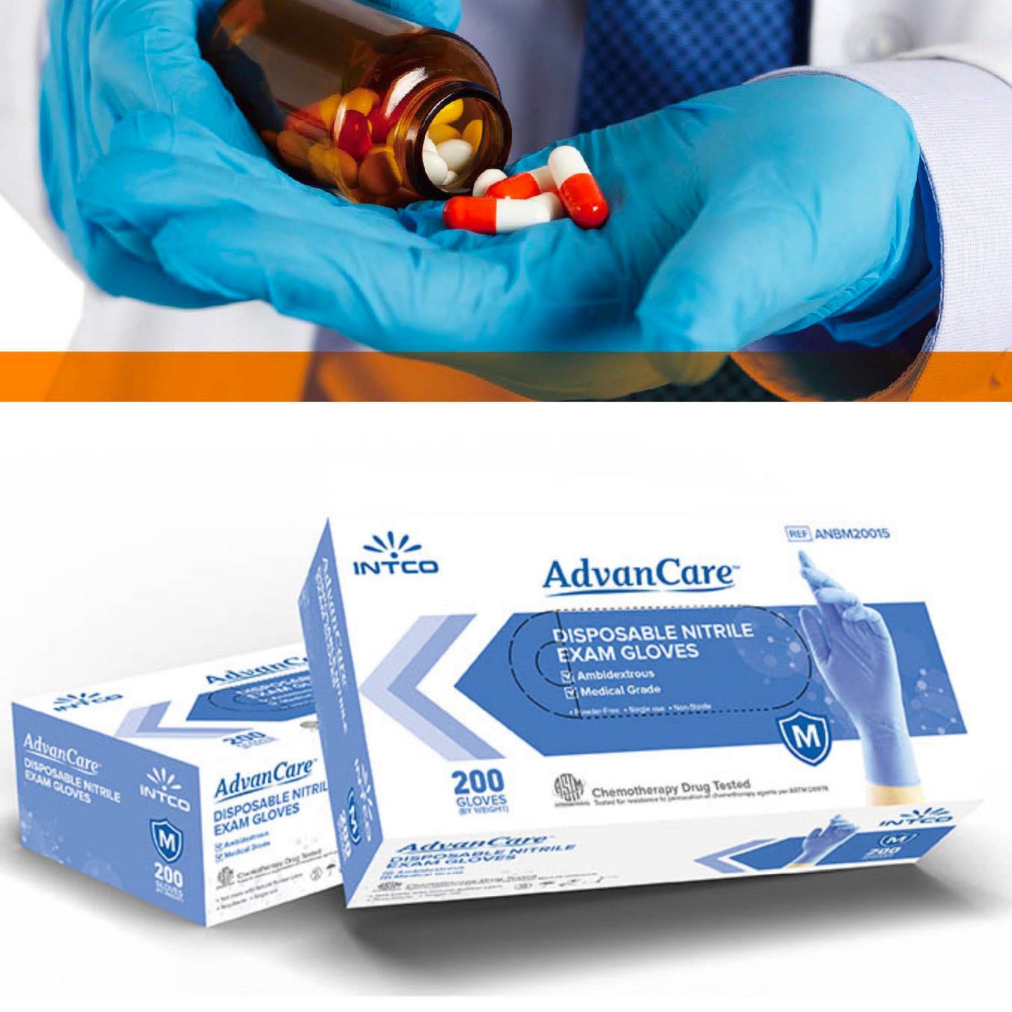 Nitrile Examination Gloves, Specialty, Chemo Rated, 200 ct. box